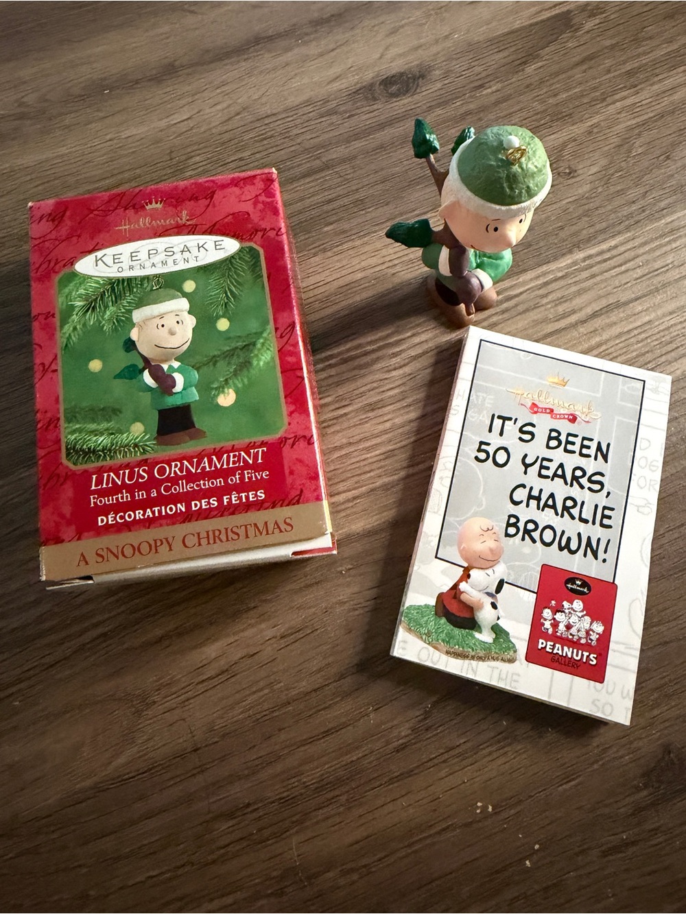 Hallmark Keepsake Linus Ornament 2000 Peanuts 50th Anniversary QRP4204 Box